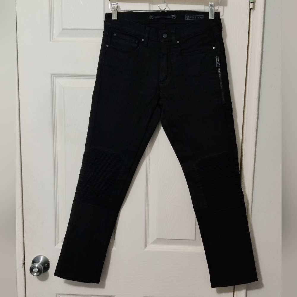 COPY - Belstaff Size 28 Black Moto Jeans